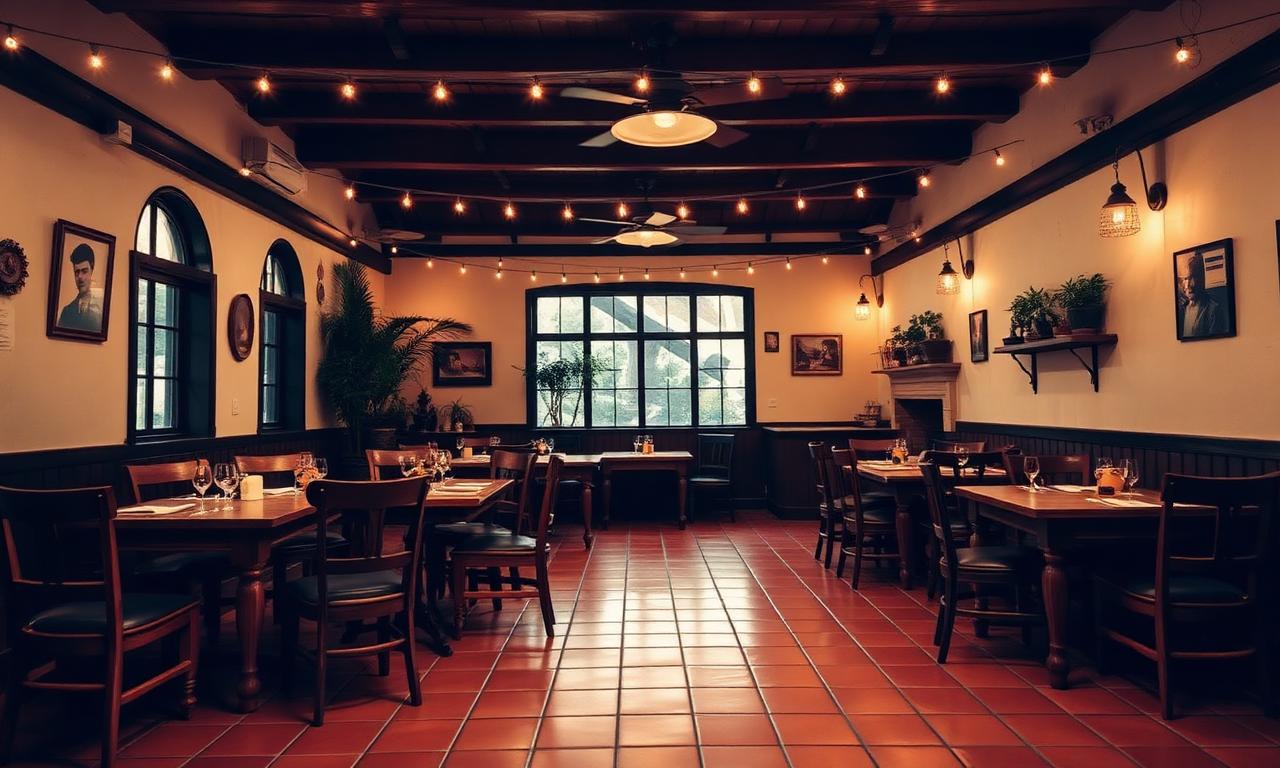 La Parrillita warm rustic dining room